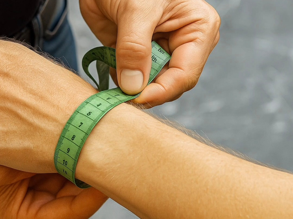 Определяем размер браслета, цепи правильно