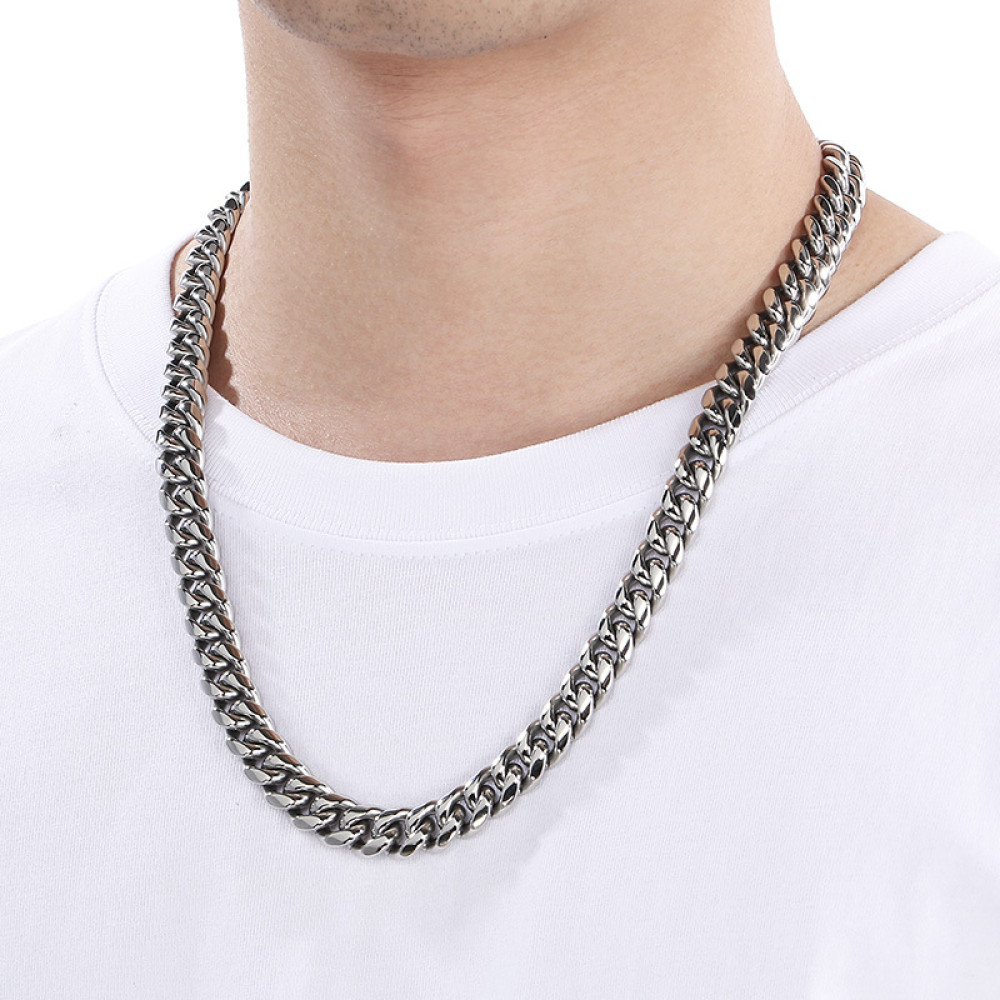 Цепь, артикул ГМ 237981, 60 см, цвет серебро фото-2