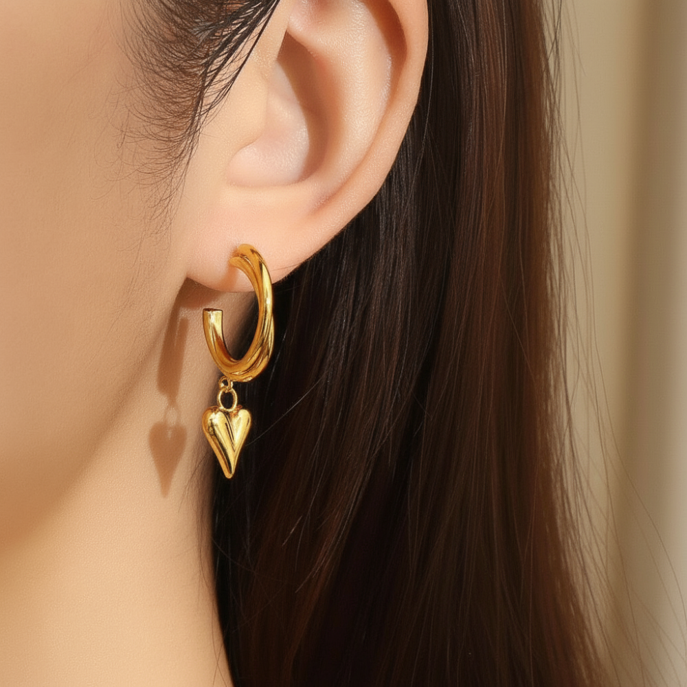 Серьги, артикул ГМ 129-1, цвет золото фото-2 Серьги, артикул ГМ 129-1, цвет золото фото-2