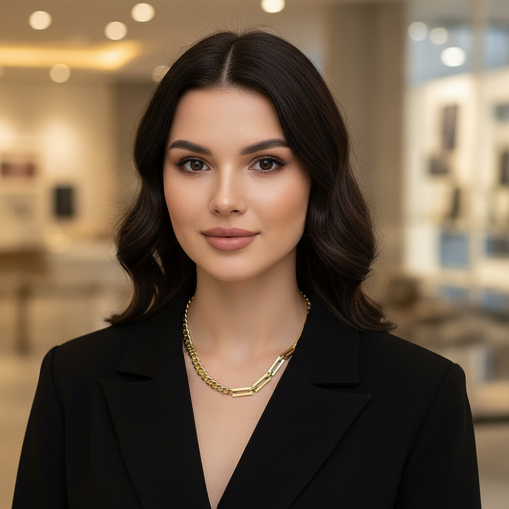 Цепь из ювелирной стали с золотым покрытием 750 пробы - фото1 Цепь из ювелирной стали с золотым покрытием 750 пробы - фото1