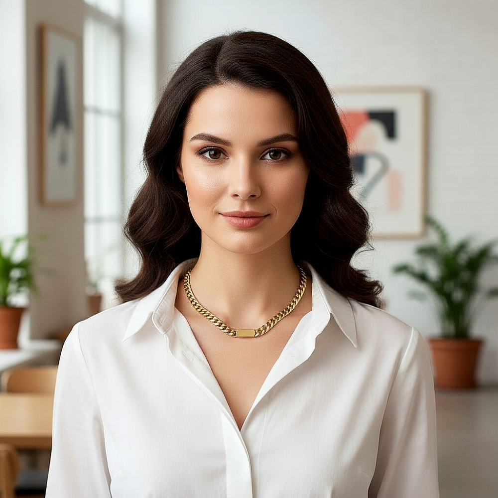 Цепь из ювелирной стали с золотым покрытием 750 пробы - фото2 Цепь из ювелирной стали с золотым покрытием 750 пробы - фото2