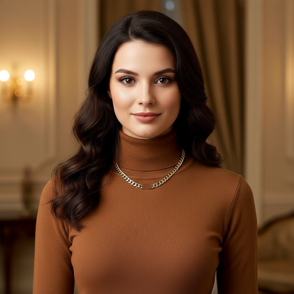 Цепь из ювелирной стали с золотым покрытием 750 пробы фото-3 Цепь из ювелирной стали с золотым покрытием 750 пробы фото-3