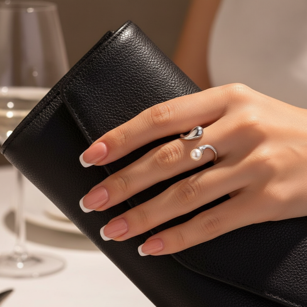 Кольцо, артикул ГМ 755-1, цвет серебро - фото2 Кольцо, артикул ГМ 755-1, цвет серебро - фото2