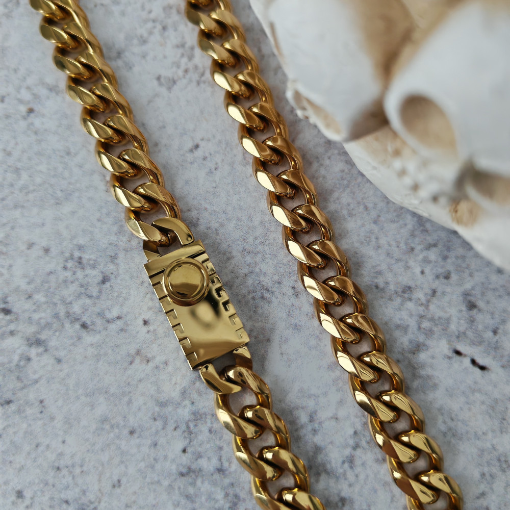 Цепь, артикул ГМ 284543, 55 см, цвет золото фото-4