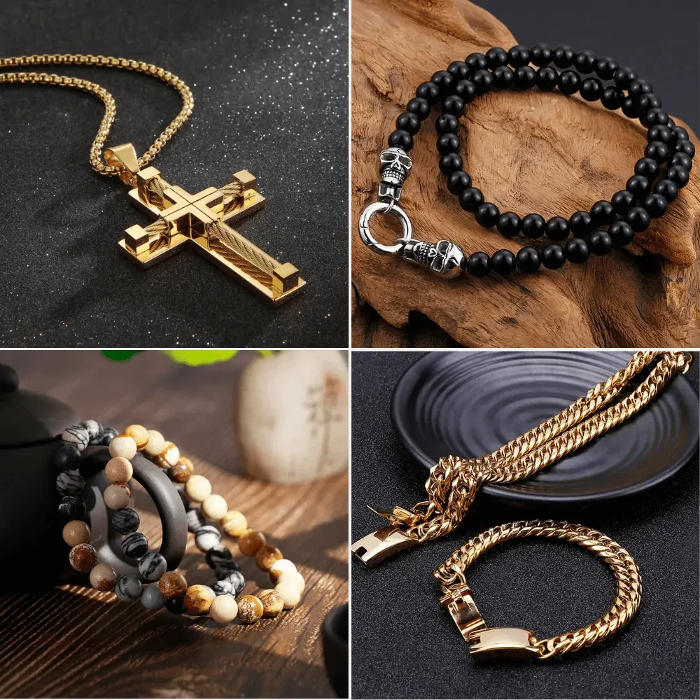 Каталог элитной мужской бижутерии с бесплатной доставкой по всей РБ, оплатой при получении.