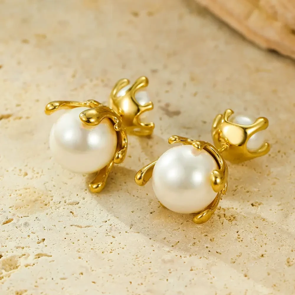 Серьги с жемчугом