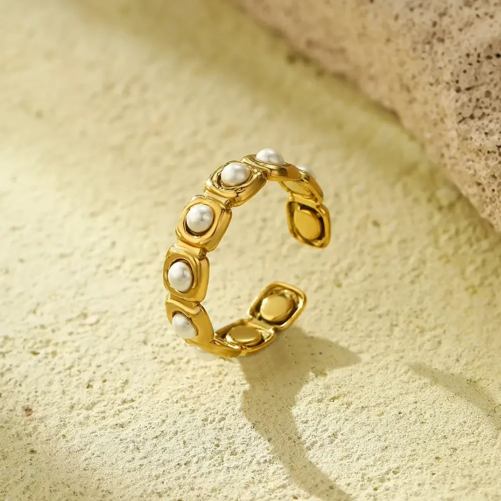 Кольца с жемчугом